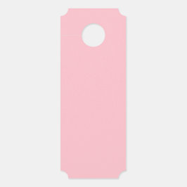 ミニマル ブラッシュ ピンク ハング ドア サイン シート ドアノブサイン