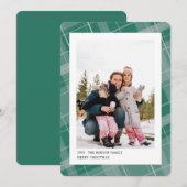 ミニマル プライド ワン フォト ターコイズ バーチカル シーズンカード (正面/裏面)