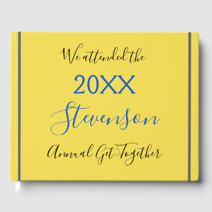 ミニマル&プレーン・ファミリー・ギャザリング・ゲストブック ゲストブック