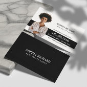 ミニマル&プロフェッショナルビジネス写真ポートレート 名刺