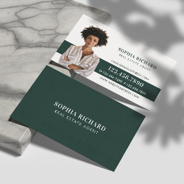 ミニマル&プロフェッショナルビジネス写真ポートレート 名刺