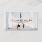 ミニマル&プロフェッショナルフォトヨガスタジオフィットネス 名刺 (正面)