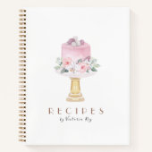 ミニマル |ベーカリー |カテラー |ケーキ ノートブック (正面)