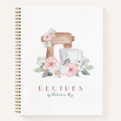 ミニマル |ベーカリー |カテラー |レシピ ノートブック (正面)