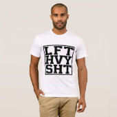 ミニマル ホワイト エステティック アブストラクト Tシャツ (正面フル)