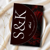 ミニマル&マエレガントルーンイスラム結婚教徒 招待状