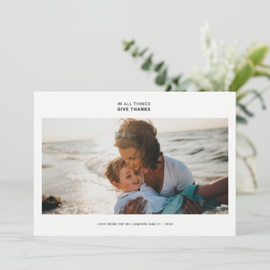 ミニマル モダンな名言 | シンプルでおしゃれな写真 シーズンカード (スタンド正面)