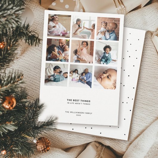 ミニマル モダン名言 | 9枚の写真のコラージュ シーズンカード