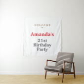 ミニマル モダン かわいい 誕生日パーティー タペストリー (インサイチュ)