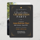 ミニマル&モダン「グラッドスタイル 招待状 (正面/裏面)