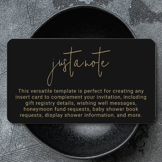 ミニマル モダン スタイリッシュ シンプル ただのメモ エンクロージャーカード