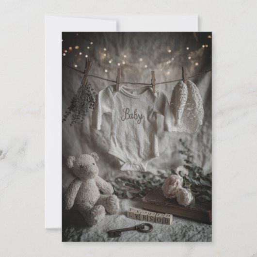 ミニマル&モダン スプリンクル | クリーン&チック 招待状 (正面)