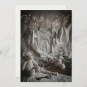 ミニマル&モダン スプリンクル | クリーン&チック 招待状 (正面/裏面)