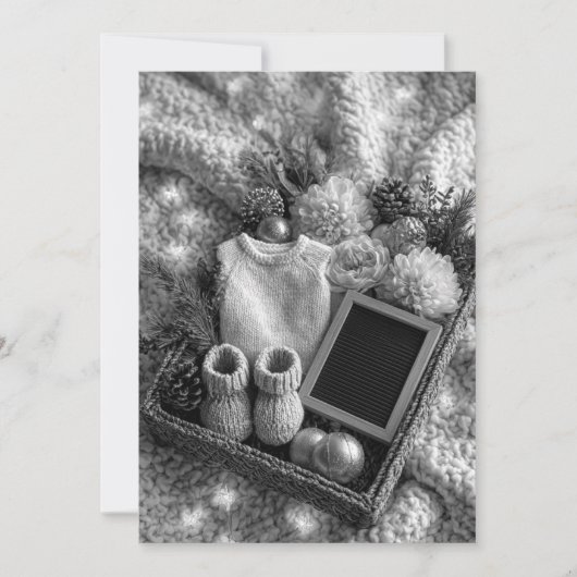 ミニマル&モダン スプリンクル | ベビー セレブレーション 招待状 (正面)