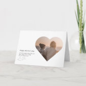 ミニマル モダン ハッピー マザーズデー ホリデー カード (正面)