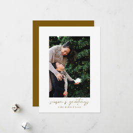 ミニマル モダン ハンドライティング スクリプト フォト クリスマス