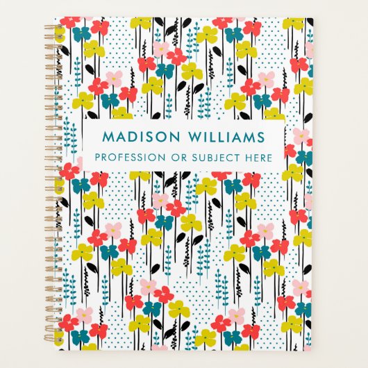 ミニマル モダン フラワーズ プランナー (正面)