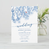 ミニマル モダン ブースベイハーバー メイン マップ ウェディング 招待状 (スタンド正面)