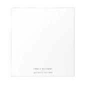 ミニマル モダン プロフェッショナル ノートパッド (正面)