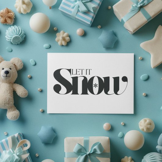 ミニマル モダン メリークリスマス ポストカード