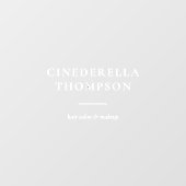 ミニマル モダン 小規模ビジネス エレガント ブランディング ウィンドウサイン (シート)