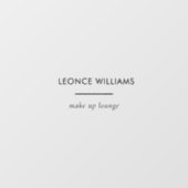 ミニマル モダン 小規模ビジネス ネーム ブランディング ウィンドウサイン (シート)