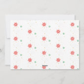 ミニマル モダン 愛のクリスマス フォト シーズンカード (裏面)