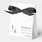 ミニマル・モノグラム結婚ズ | ヘビーホワイト フェイバーボックス (正面サイド)