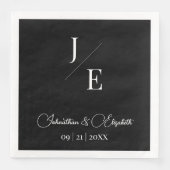 ミニマル・モノグラム結婚ズ |黒 (正面)