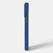 ミニマル モノグラム ブルー Case-Mate iPhoneケース (裏面 / 左)