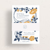 ミニマル モノグラム ベリーバンド | インビテーションラッピング 招待状ベリーバンド