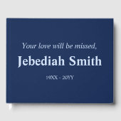 ミニマル&モーダルメモリアルゲストブック ゲストブック (正面)