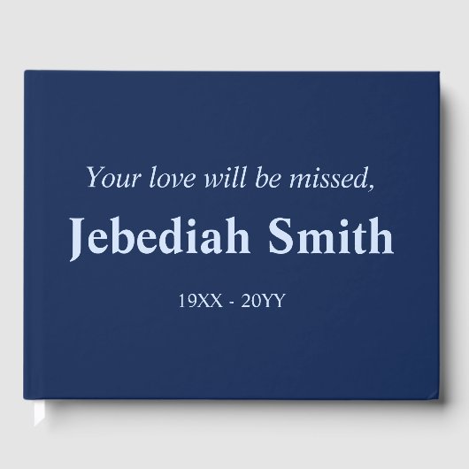 ミニマル&モーダルメモリアルゲストブック ゲストブック (正面)