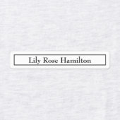 ミニマル ラベル (デザイン2)