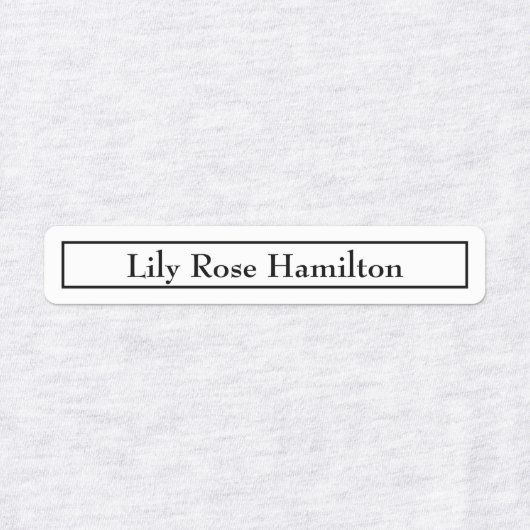 ミニマル ラベル (デザイン2)