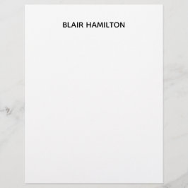 ミニマル レターヘッド