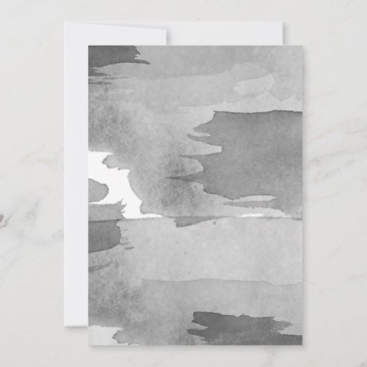 ミニマル – 写真 – 愛する記憶の発表 案内状 (裏面)