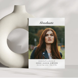 ミニマル  卒業記念ディナー 招待状