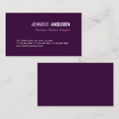 ミニマル 名刺 (正面/裏面)