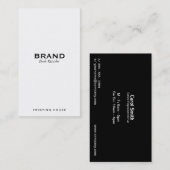 ミニマル 名刺 (正面/裏面)