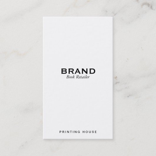 ミニマル 名刺 (正面)