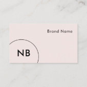 ミニマル 名刺 (裏面)