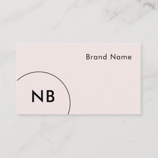 ミニマル 名刺 (裏面)