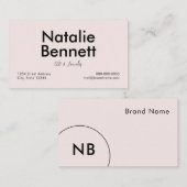 ミニマル 名刺 (正面/裏面)