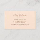 ミニマル 名刺 (裏面)