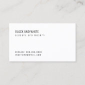 ミニマル 名刺 (正面)