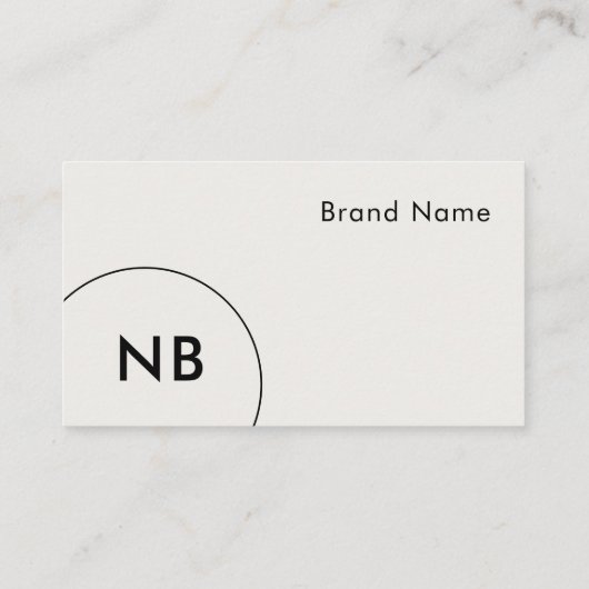 ミニマル 名刺 (裏面)