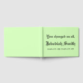 ミニマル&悔やみや弔慰シンプルゲストブック ゲストブック (全面)