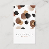 ミニマル |抽象芸術 | Leopard 名刺 (正面)