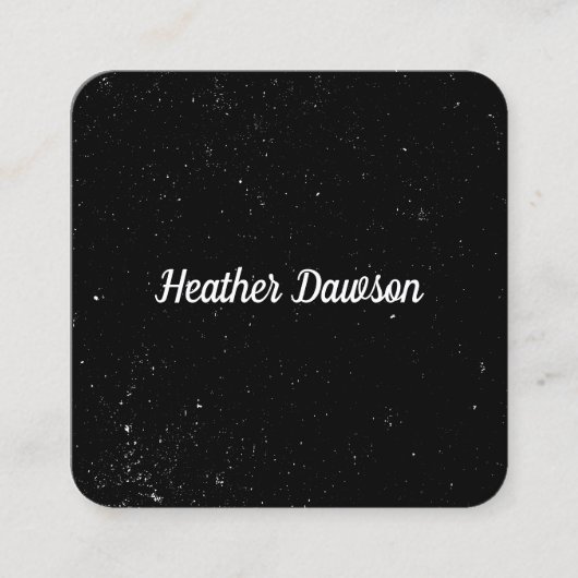 ミニマル（斑点） スクエア名刺 (正面)